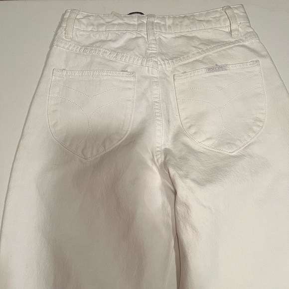 ROLLA’S CLASSIC STRAIGHT WHITE High Rise Regular Fit Jeans 23 NEW with Defect!! - Picture 10 of 12